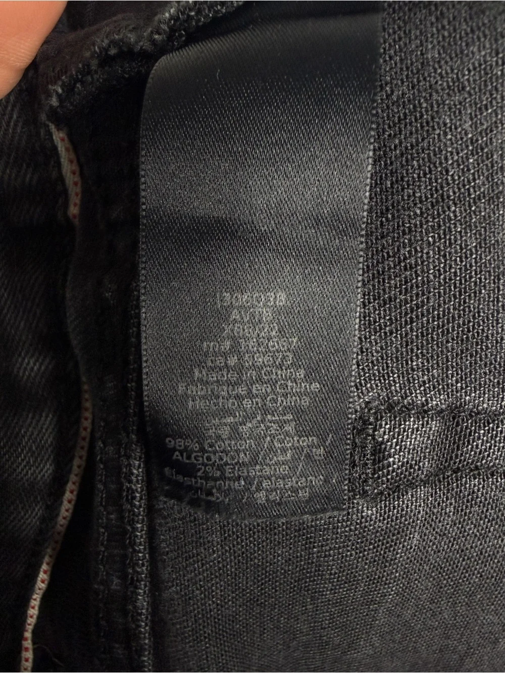 John Varvatos Jeans Men 32x28 Black Bowery Slim Fit 5-Pocket